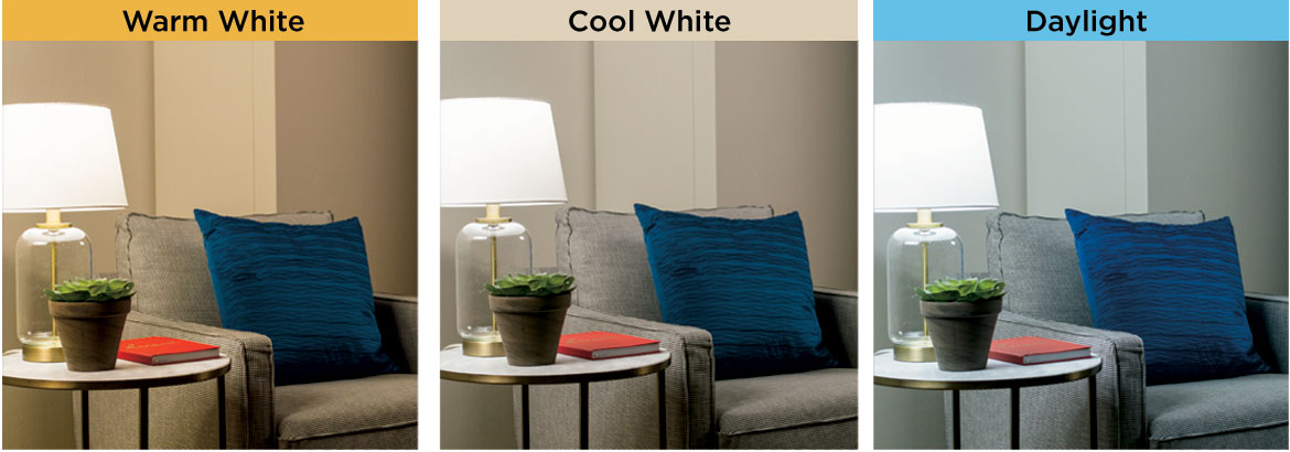 White Light Vs Yellow Light Living Room