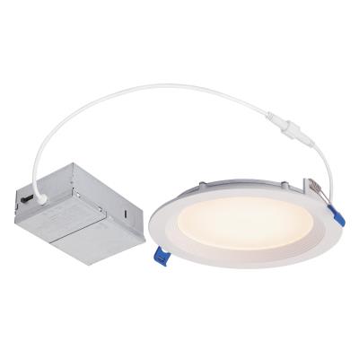 12 Watt (80 Watt Equivalent) 6-Inch Dimmable Slim Recessed LED Downlight with Color Temperature Selection