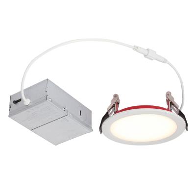 11 Watt (80 Watt Equivalent) 4-Inch Dimmable Fire-Rated Slim Recessed LED Downlight with Color Temperature Selection, ENERGY STAR