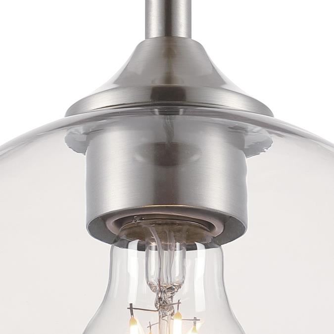 Westinghouse Lighting Tatze One-Light Indoor Mini Pendant, Brushed