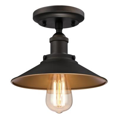 Louis One-Light Indoor Semi-Flush Ceiling Fixture