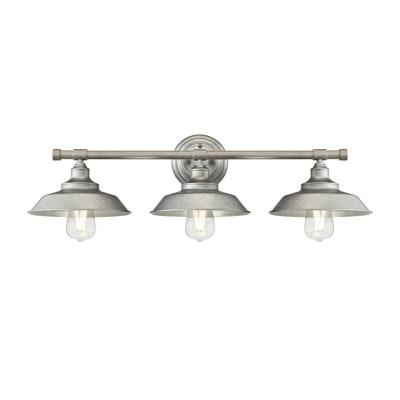 Iron Hill Three-Light Indoor Wall Fixture