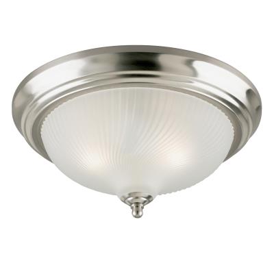 Two-Light Indoor Flush-Mount Ceiling Fixture