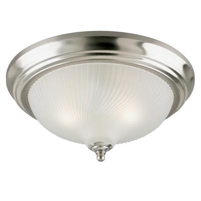 Three-Light Indoor Flush-Mount Ceiling Fixture