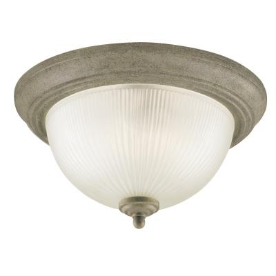 Two-Light Indoor Flush-Mount Ceiling Fixture