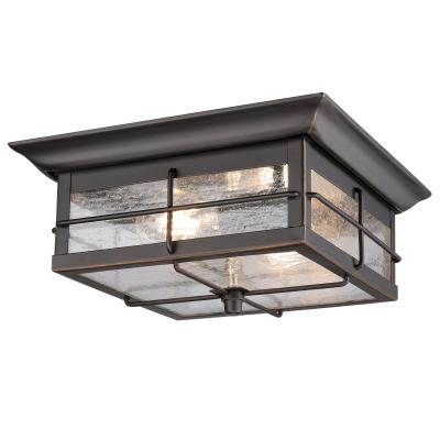 11-Inch Orwell Two-Light Outdoor Flush Mount Fixture
