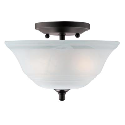 Wensley Two-Light Semi-Flush Ceiling Fixture