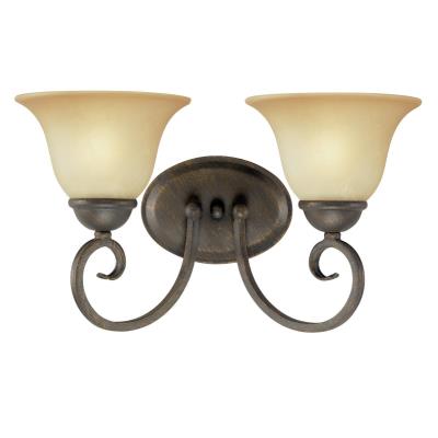 Two-Light Indoor Wall Fixture