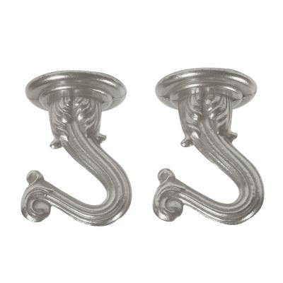 Two 1-1/2" Swag Hooks