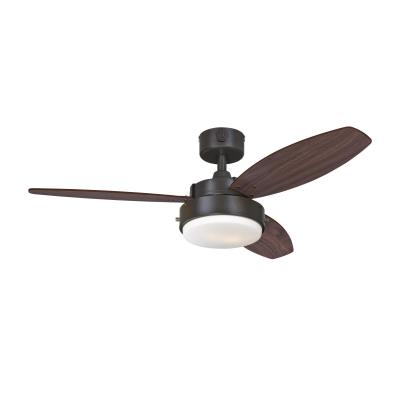 Alloy 42-Inch Indoor Ceiling Fan with LED Light Fixture