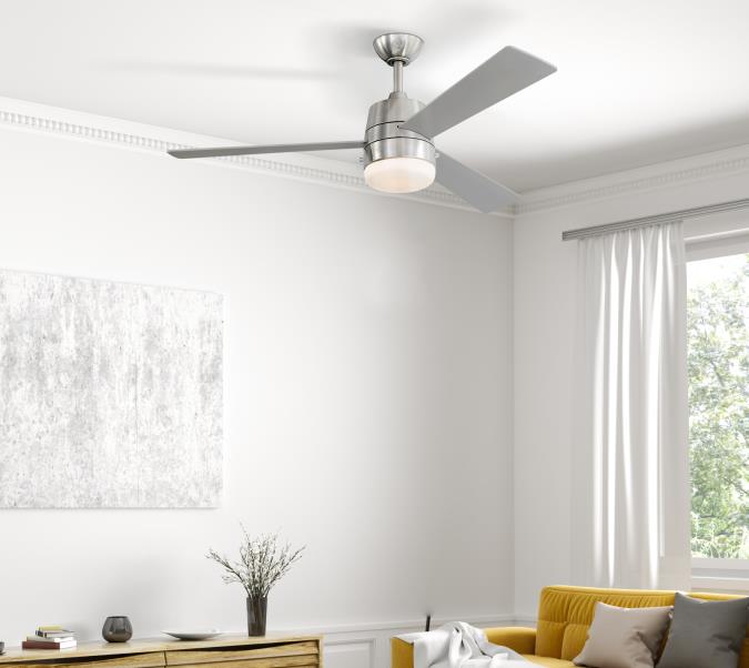 Westinghouse Lighting Brinley 52-Inch Three-Blade Indoor Ceiling Fan ...