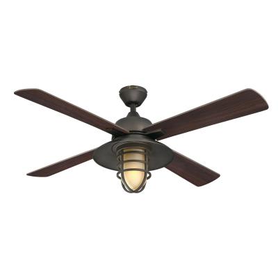 Porto 52-Inch Indoor Ceiling Fan with LED Light Fixture