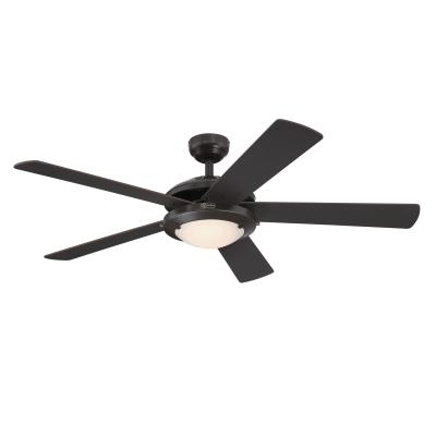 Comet 52-Inch Indoor Ceiling Fan with Integrated Dimmable LED Light Fixture