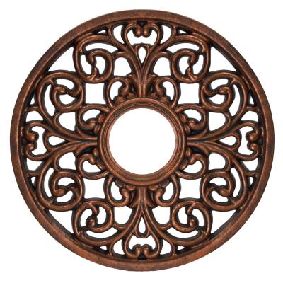 16-Inch Round Parisian Scroll Ceiling Medallion