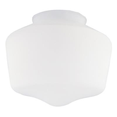 White Schoolhouse Glass Shade