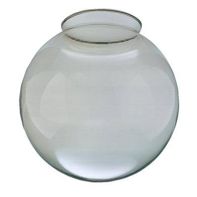 3-1/4-Inch Handblown Smoke Lustre Glass Globe, 6-Pack